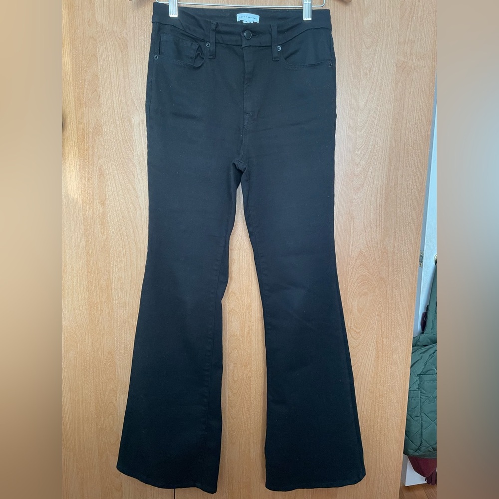 Good American Good Legs Flare Never Fade Jeans size 8